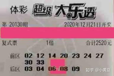 2020096期大乐透开奖结果揭晓，梦想与幸运的碰撞