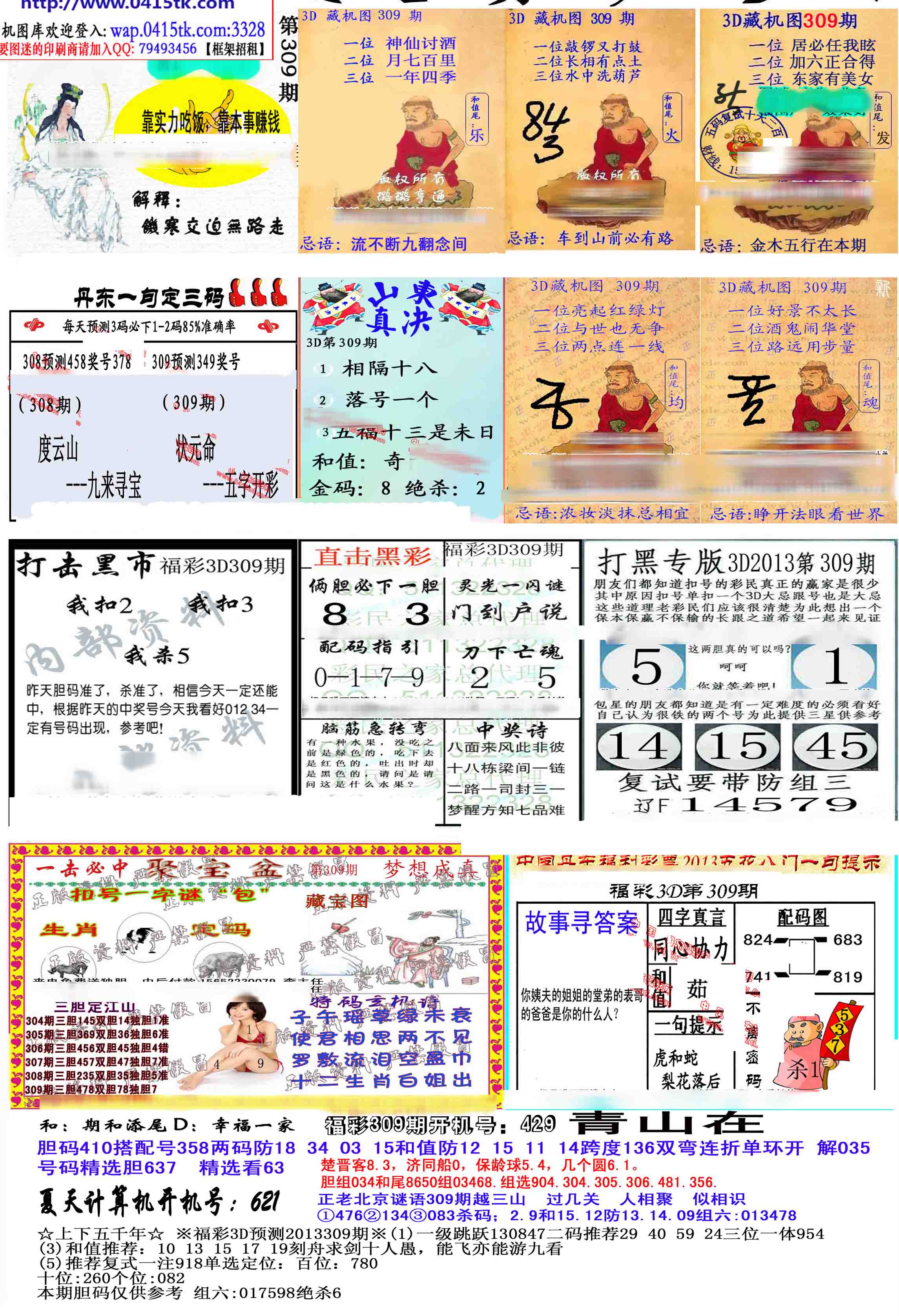 蓝仙子一句定三码，字谜图中的智慧与乐趣
