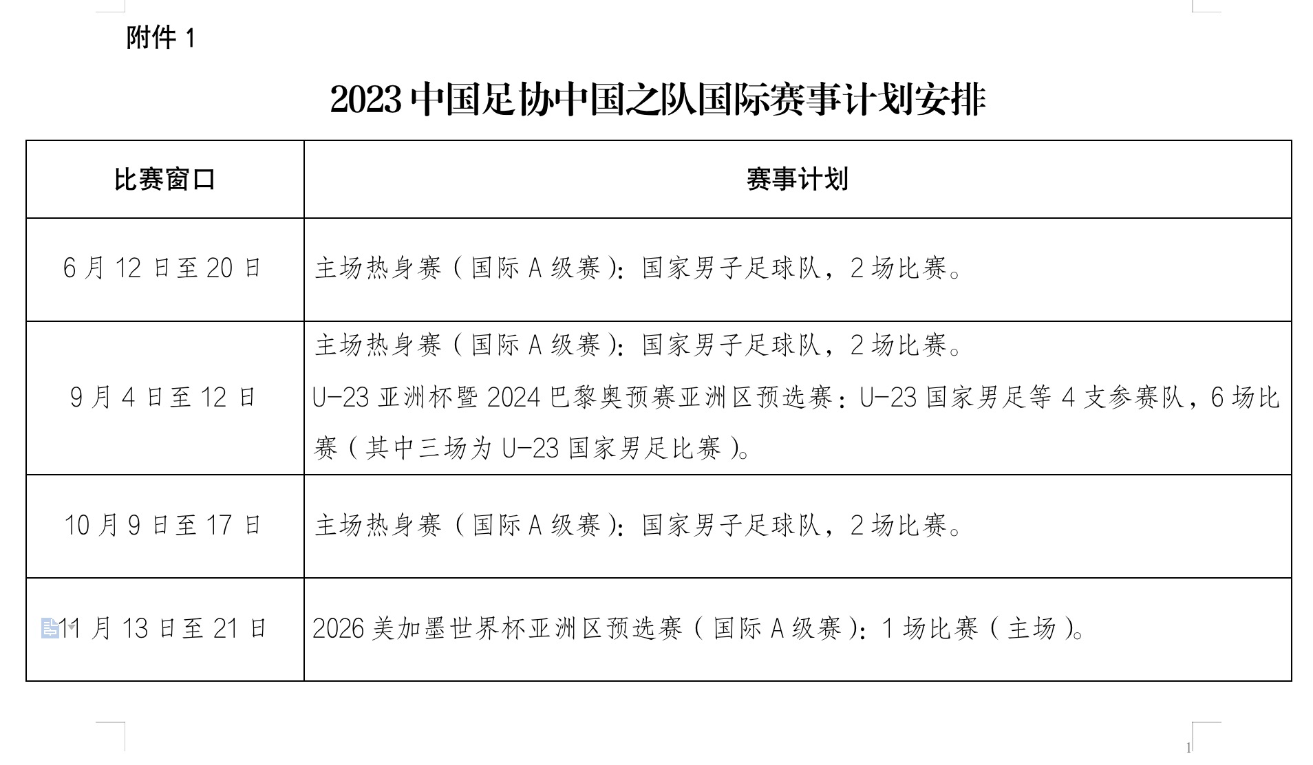 2023年国足赛程时间表深度解析，挑战与希望并存